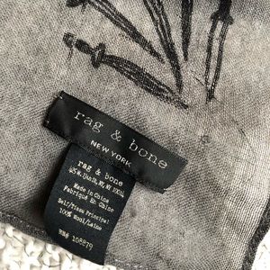 Rag and Bone embroidered dagger Scarf